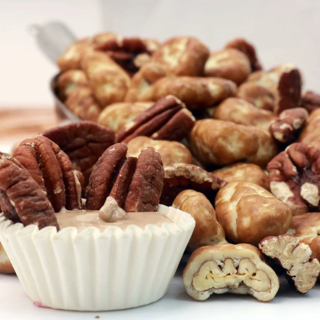 دراجيه شوكولا كراميل بجوز البيكان