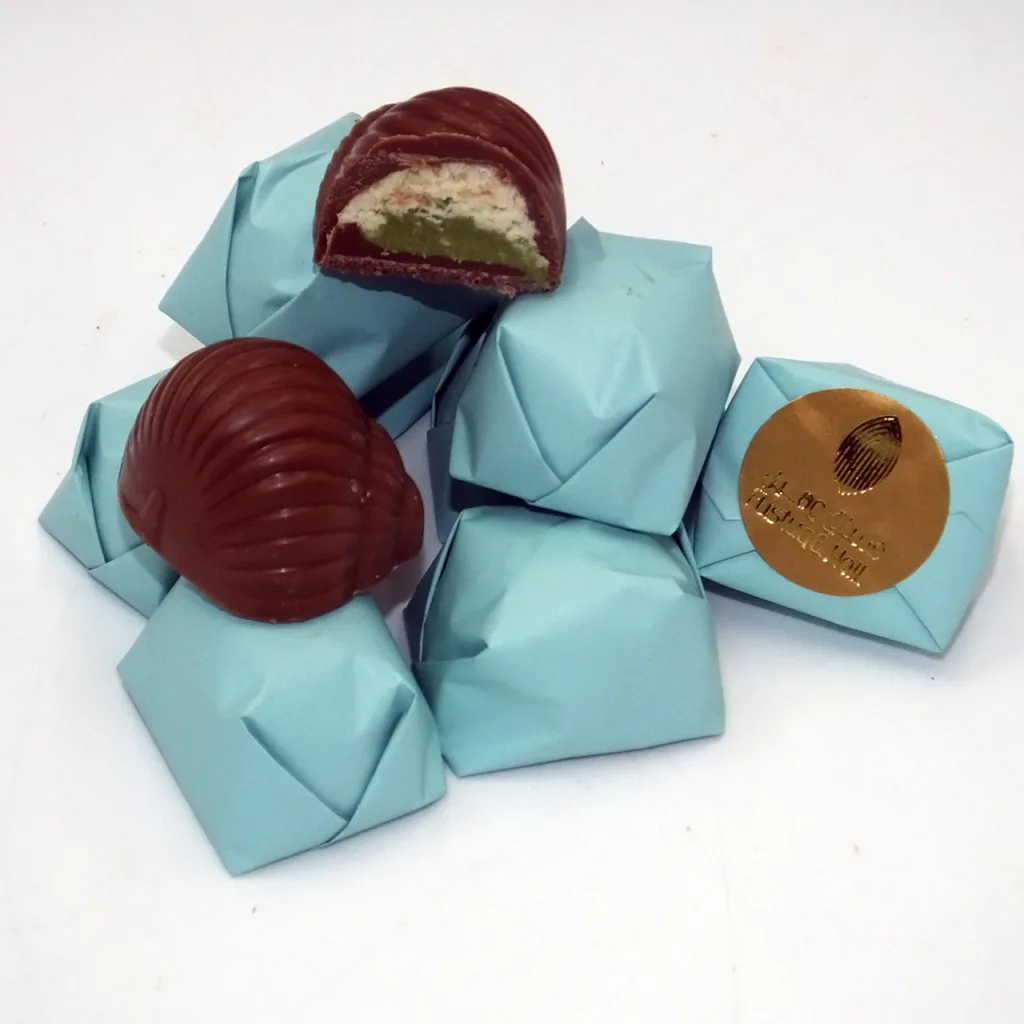 شوكولا رهش وكريم الفستق