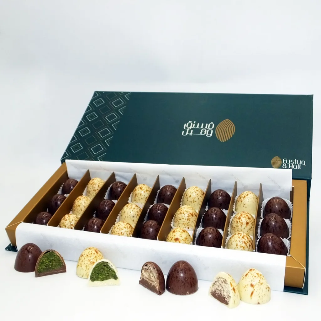 شوكولا بيض أربعة أصناف