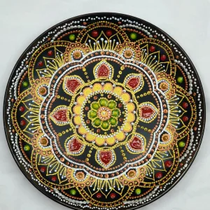 صحن زينة رسم يدوي